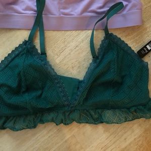 BootayBag bralette, size Large, Teal